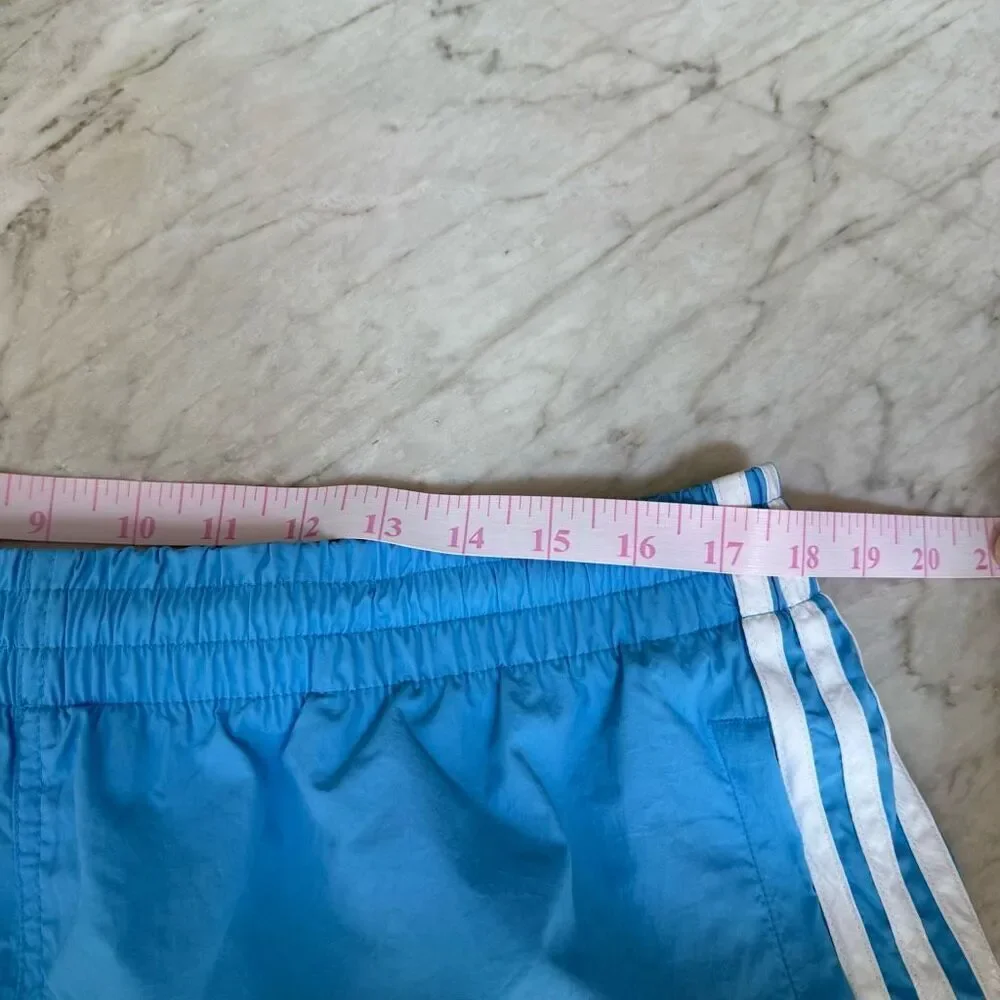 Adidas Originals Sprinter Shorts semi blue burst Trefoil Stripe Men's Sz XL NWT